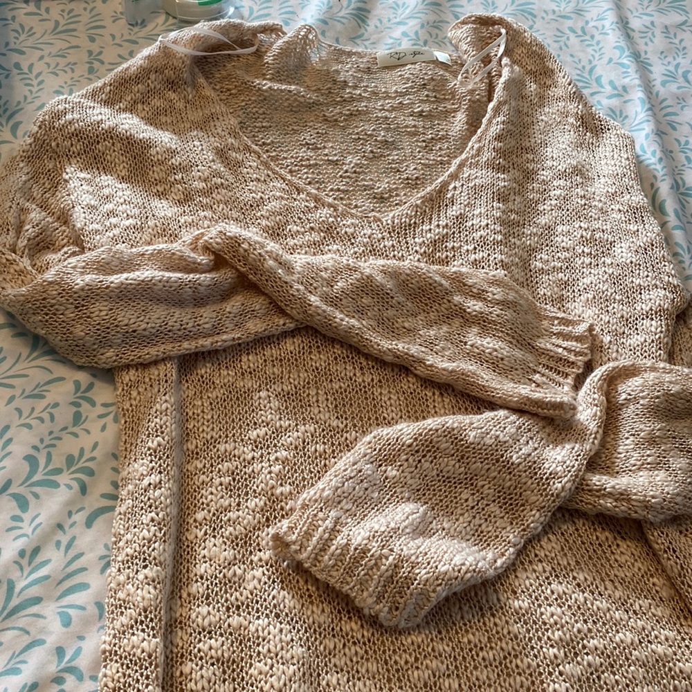 Muted pink sweater